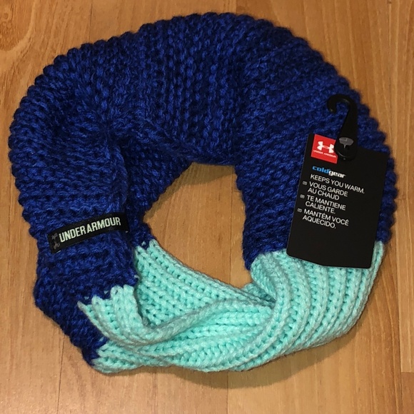 UNDER ARMOUR COLDGEAR Girls Knit Neck Gaiter Scarf - Picture 1 of 6